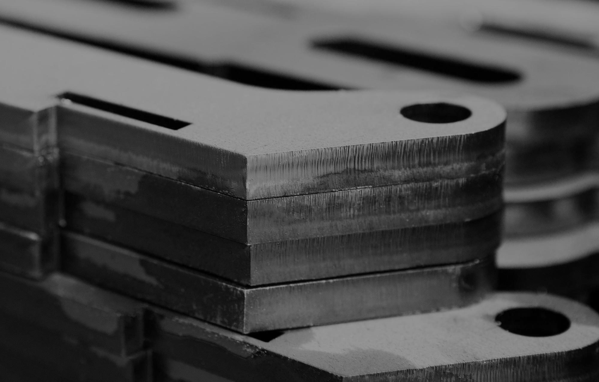 Laser cut component stack