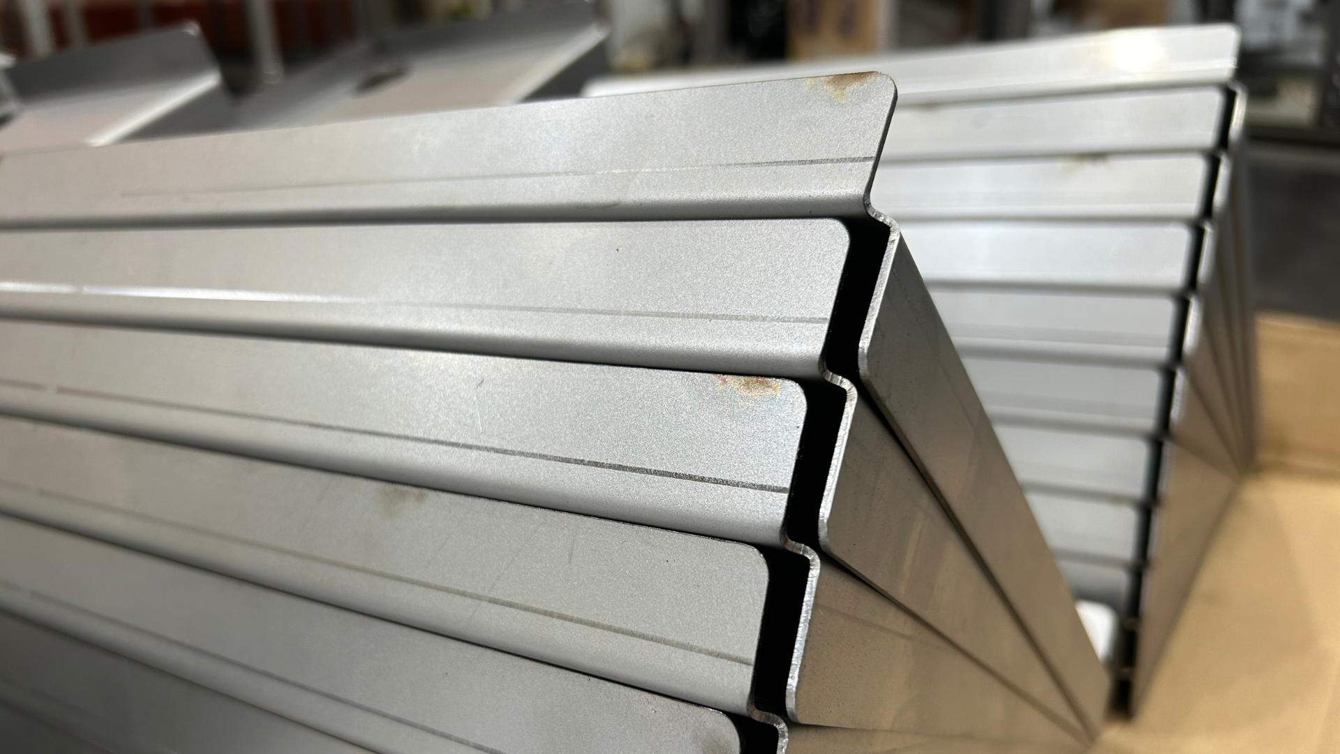 Bent mild steel Bent mild steel