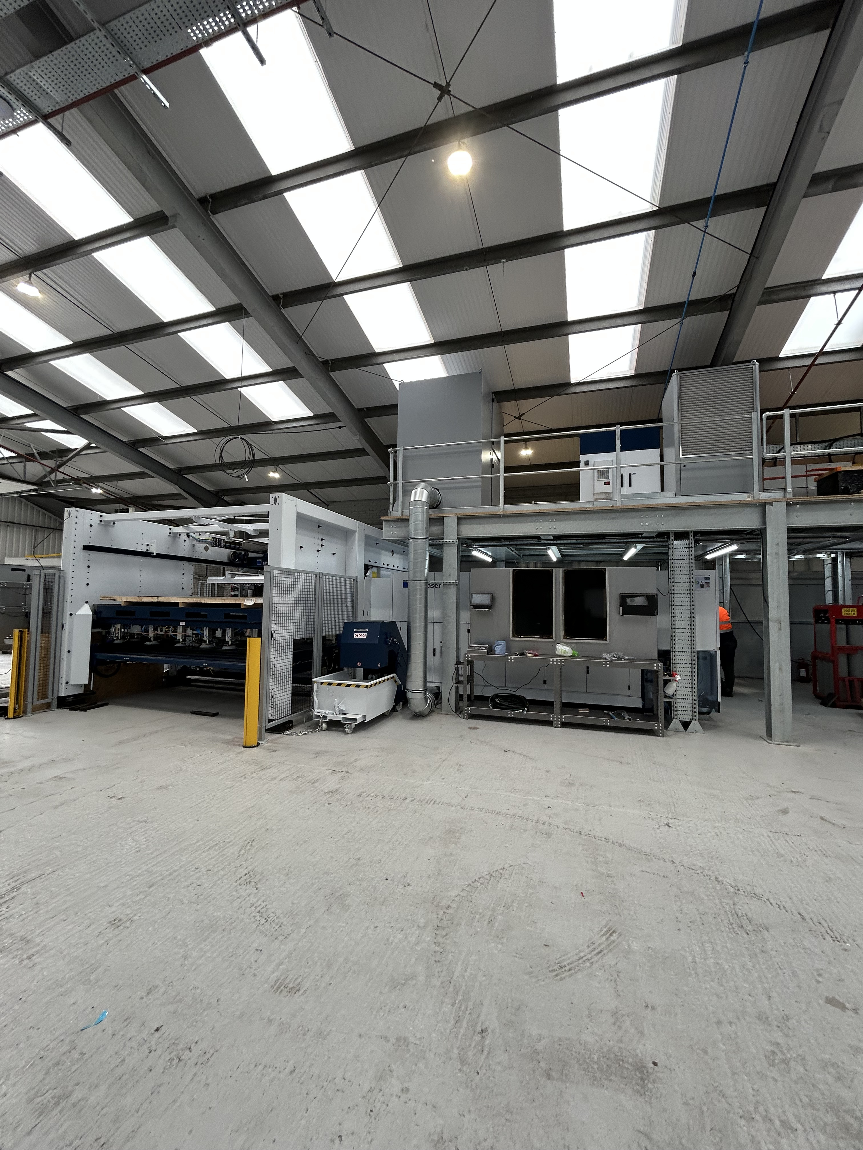 Machine installation at Crittal Drive