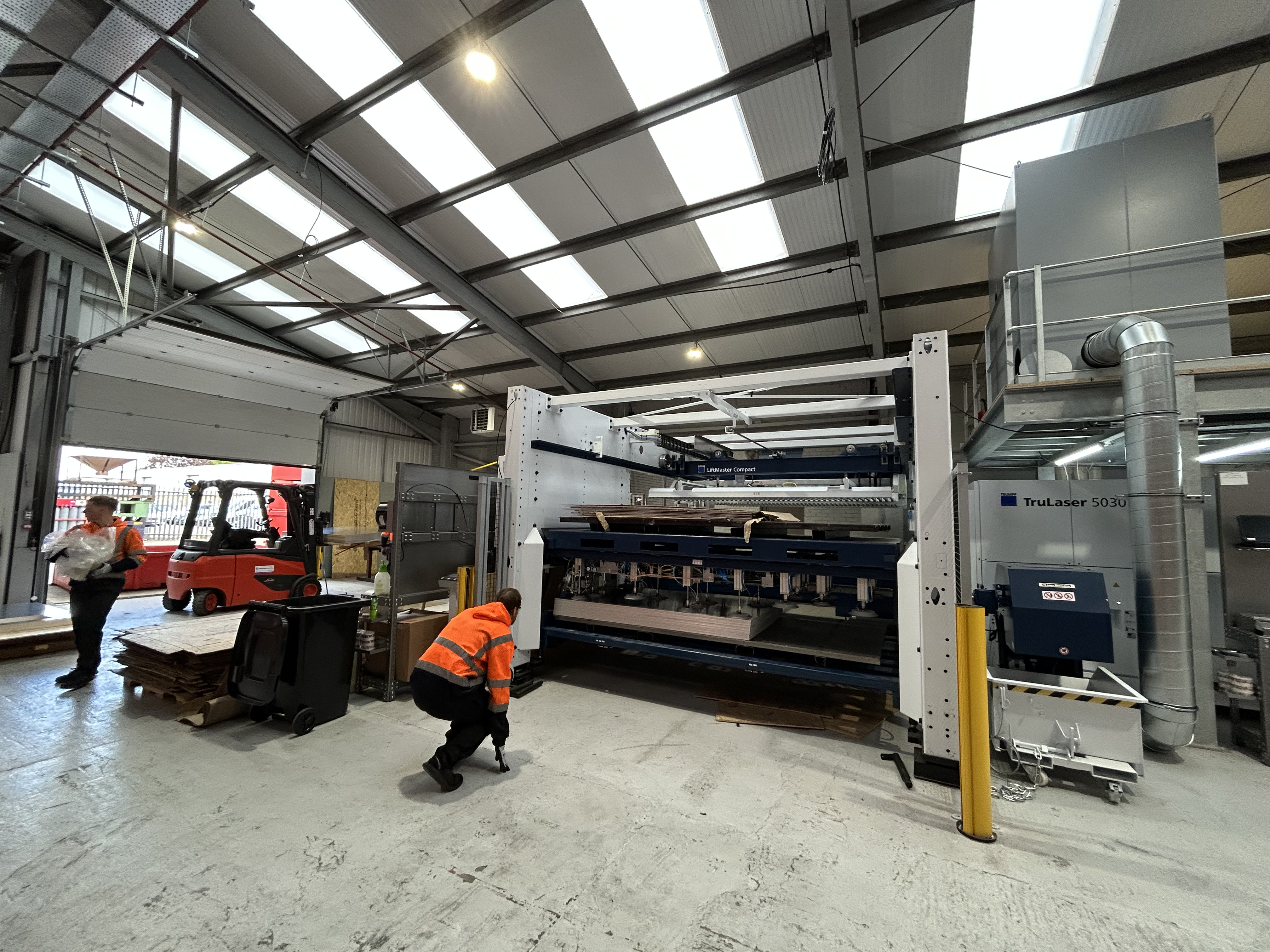 Production floor going live