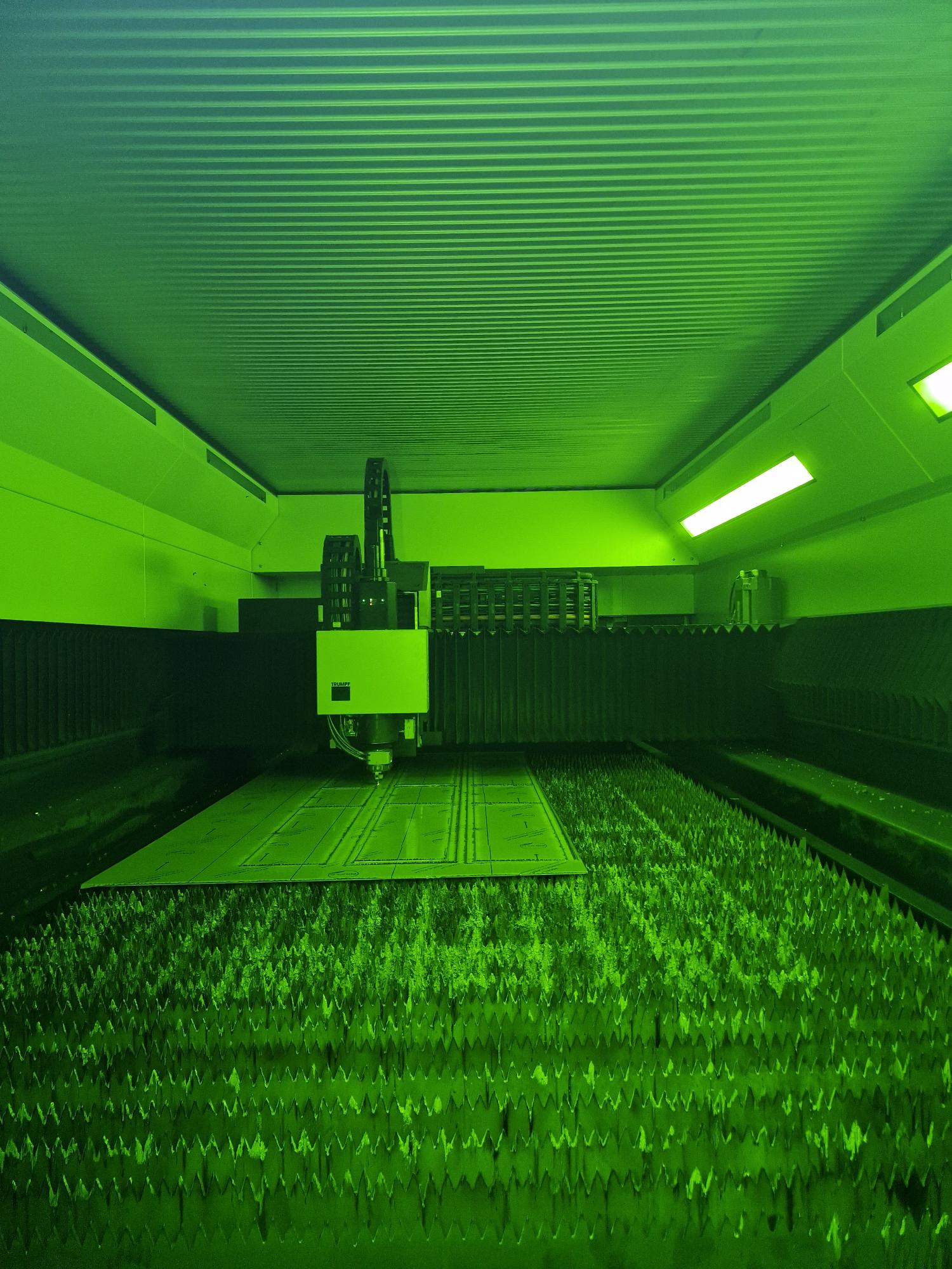 Laser cutting brass